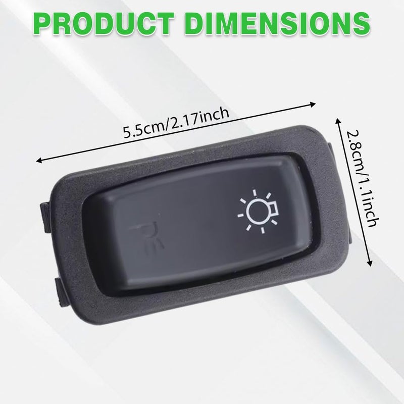 RAGBUSCLE Light Control Switch, Replaces 1MR4323M42, 25169835, 577.62514, Light Control Button Replacement Compatible with Mack Truck, 7 Pins, 1 pc - Image 2